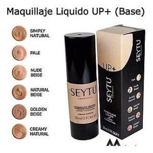 SEYTU UP+ Liquid Foundation "NUDE BEIGE" Waterproof / Maquillaje Liquido